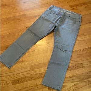 MOSSIMO SLIM STRAIGHT GRAY JEANS